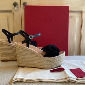 - Valentino Bow Wedge Sandler
